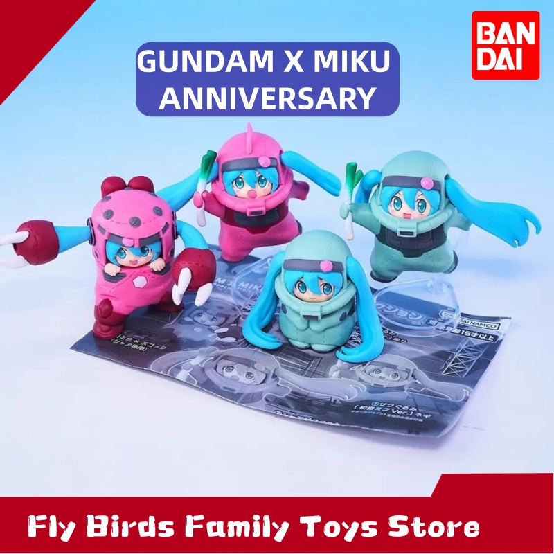 Bandai Gundam Hg - Figurine d'action d'anime Gundam×Miku, projet spécial