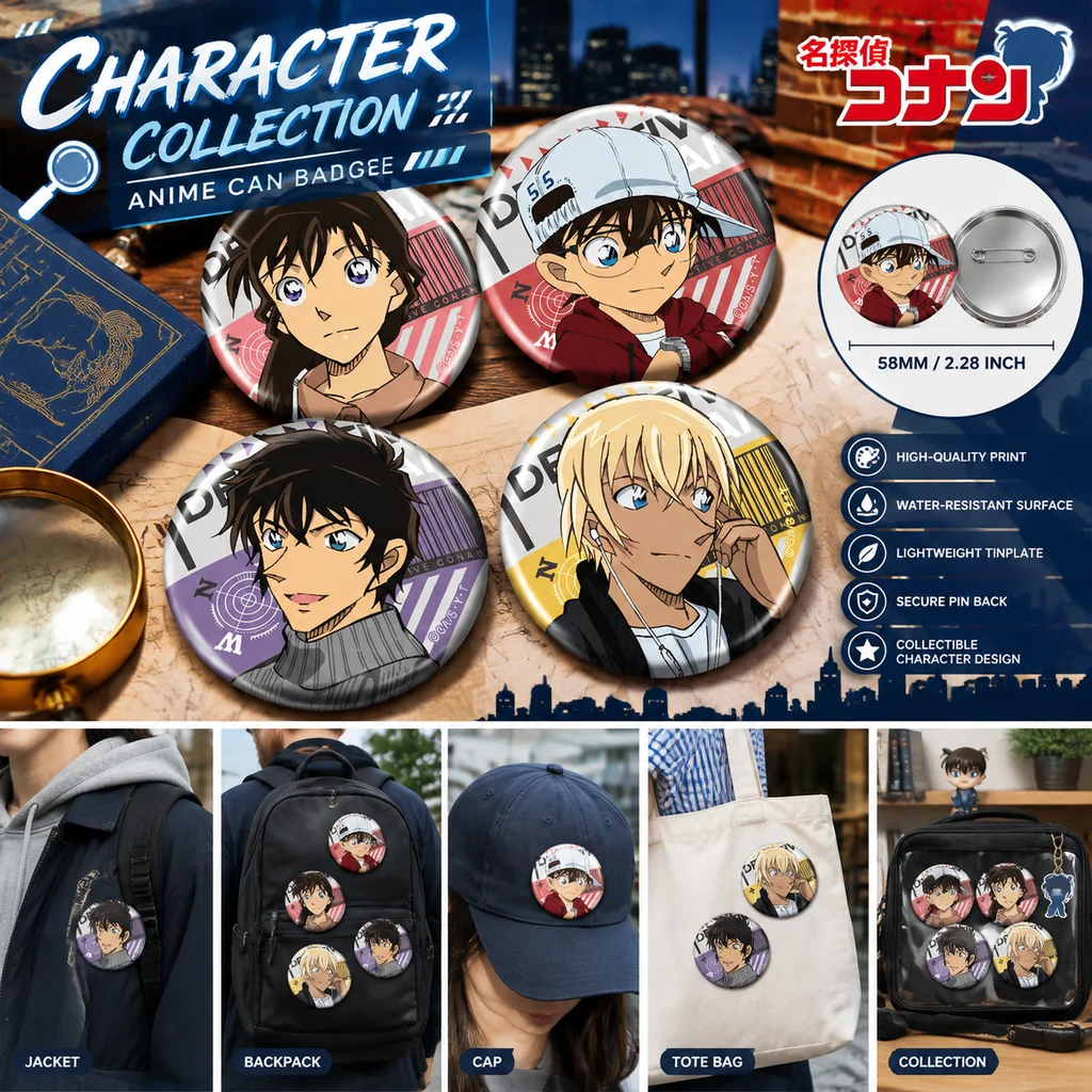 Anime Merchandise In Japanese - Badge en étain de la série