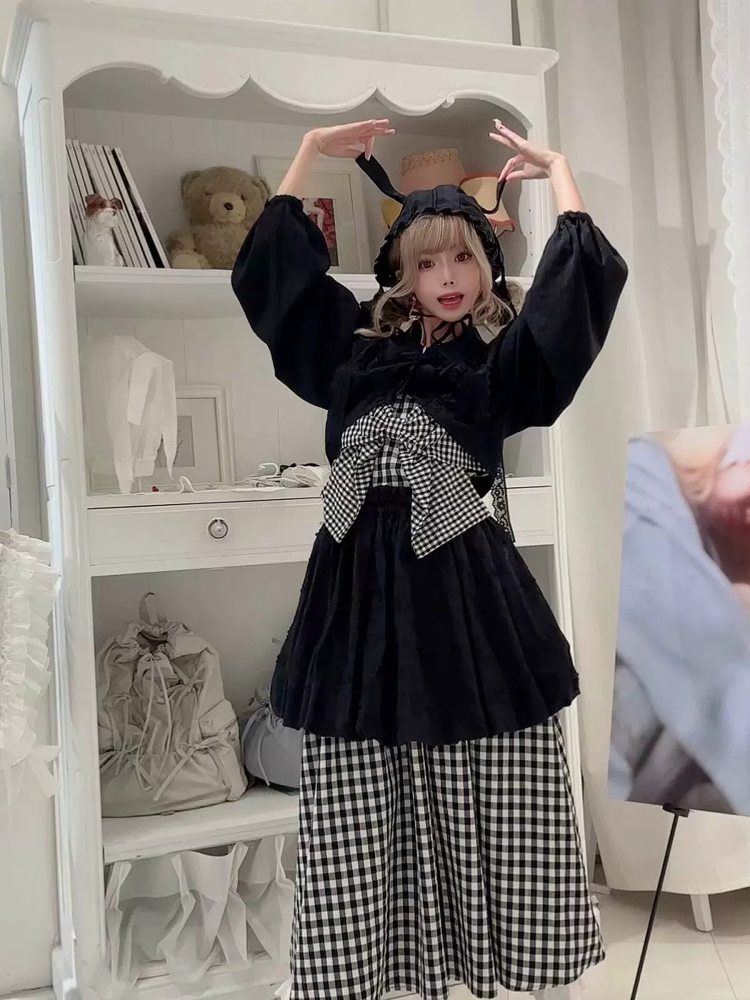 Robe à carreaux avec nœud, nou - Anime Merchandise In Japanese avis et prix